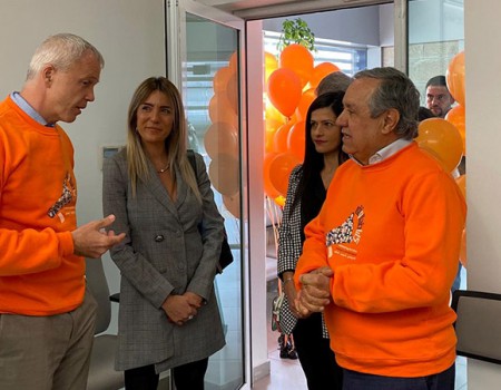 EU and UNESCO delegations visit The National Bank’s branch in Jerusalem and announce their partnership in the 16-day campaign to eliminate all forms of gender-based violence