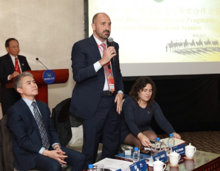 Omar M Masri Gives Keynote Speech At Silk Road Summit In China