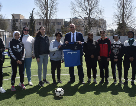 TNB Sponsors the Tulkarem Refugee Camp Girls Team for the Street Child World Cup Doha 2022