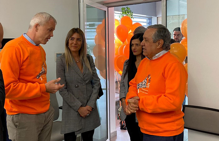 EU and UNESCO delegations visit The National Bank’s branch in Jerusalem and announce their partnership in the 16-day campaign to eliminate all forms of gender-based violence